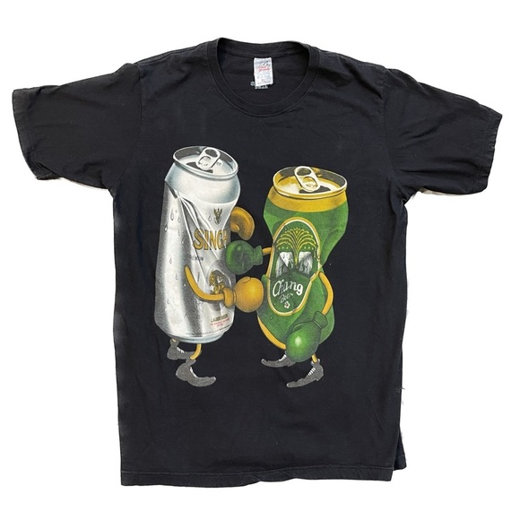 Singha Beer Boxing Graphic Tee Size XL - Picture 1 of 4